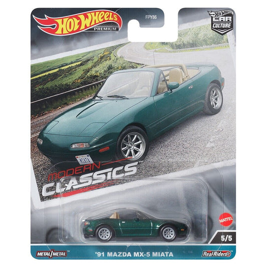 2023 Hot Wheels Premium Car Culture '91 Mazda MX-5 Miata Modern Classics 5/5