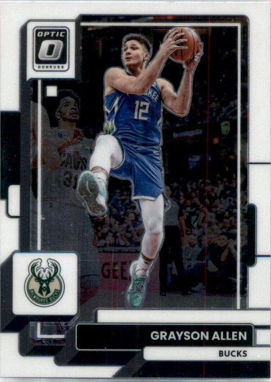 2022-23 Donruss Optic Grayson Allen #83 Milwaukee Bucks - walk-of-famesports