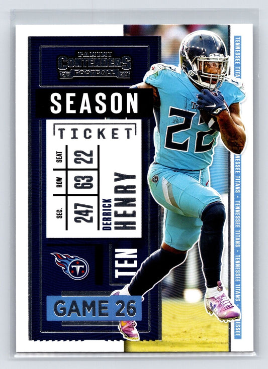 2020 Panini Contenders Season Ticket Derrick Henry #11 Tennessee Titans