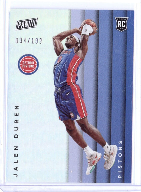 JALEN DUREN /199 ROOKIE 2023 Panini Father's Day Silver Prizm RC #RC8