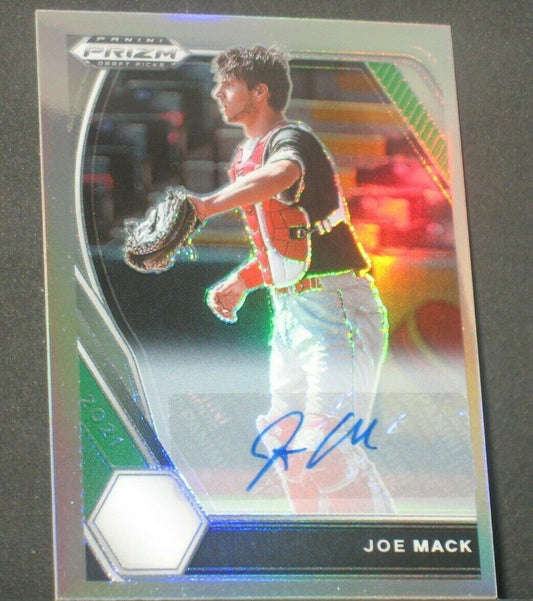 2021 Panini Prizm Joe Mack Auto Refractor #PDP31 Miami Marlins