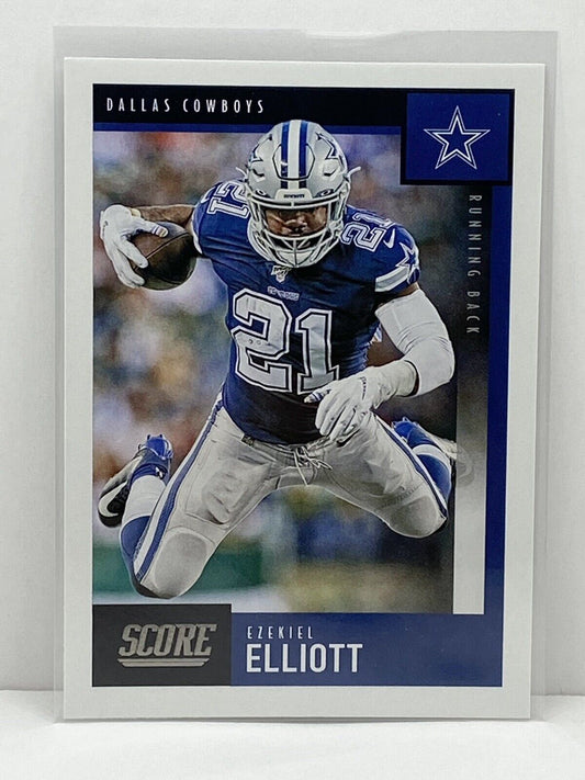 2020 Panini Score Football #169 Ezekiel Elliott Dallas Cowboys