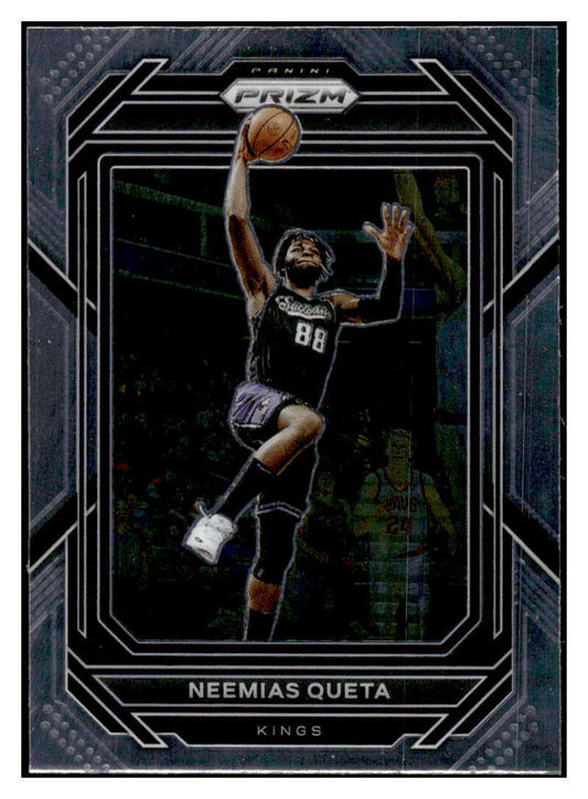 2022-23 Panini Prizm Neemias Queta Base #121 Sacramento Kings - walk-of-famesports