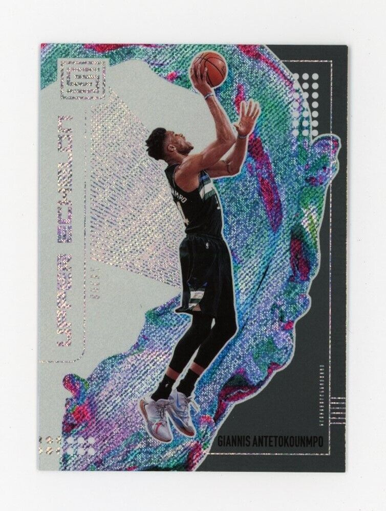 2019-20 Panini Status GIANNIS ANTETOKOUNMPO Rare UPPER ECHELON INSERT #10 Bucks