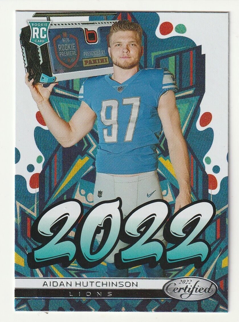 2022 Panini Certified 2022 Aidan Hutchinson RC Detroit Lions #2022-19