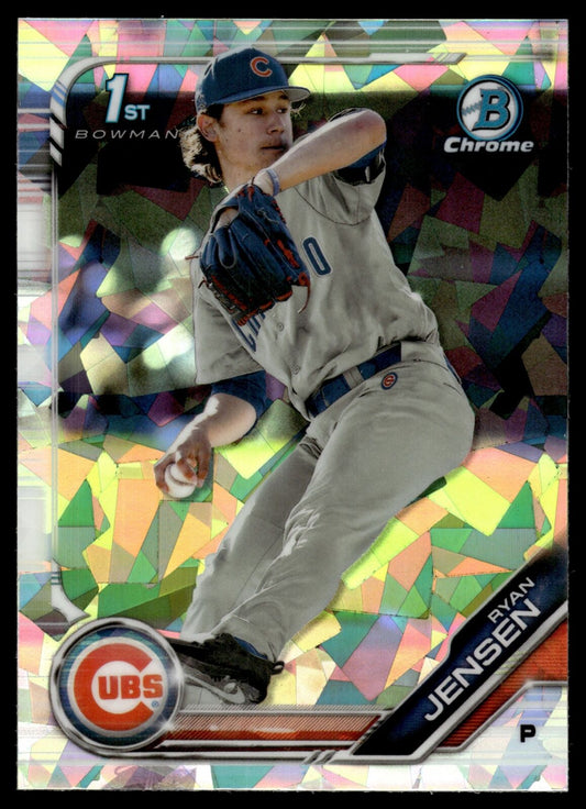 2019 Bowman Chrome Sapphire Prospects Ryan Jensen #BCP-91 Chicago Cubs