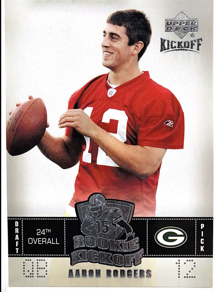 2005 Upper Deck Aaron Rodgers ROOKIE Kickoff #91