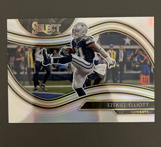 2020 Select EZEKIEL ELLIOTT Snapshots SILVER PRIZM SP Cowboys #SS-12