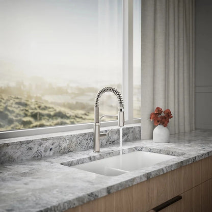 Kohler Provo Semi-Professional Pull-Down Kitchen Sink Faucet - Stainless Steel