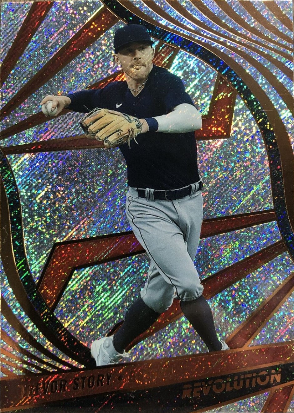 2022 Panini Chronicles revolution baseball #96 Trevor Story Red Sox Parallel
