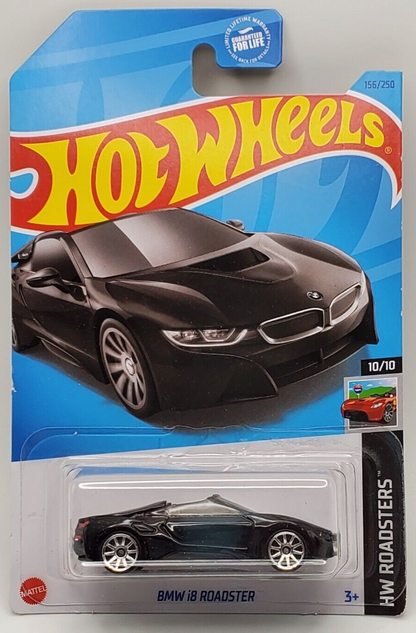 2023 Hot Wheels BMW i8 Roadster (Black) HW Roadsters 10/10, 156/250