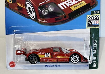 Hot Wheels Mazda 787B Blue Retro Racers 4/10 28/250 - Assorted Colors