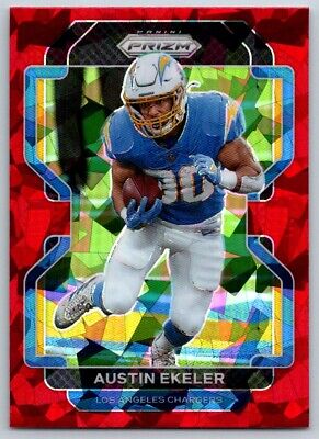 2021 PANINI Prizm Red Ice Prizm Austin Ekeler #170