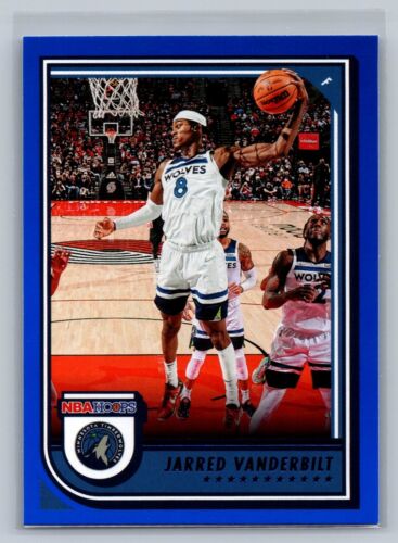 2022 Hoops Jarred Vanderbilt Blue Parallel #198 - Timberwolves
