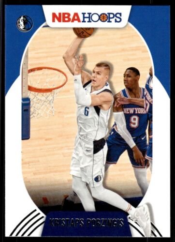 Kristaps Porzingis 2020-21 Panini NBA Hoops E40 #136 Dallas Mavericks