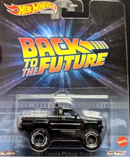 Hot Wheels Retro Entertainment - Back To The Future Toyota Truck, Batmobile, Jetsons, Casino Royale - Set of 5 Cars & Assorted