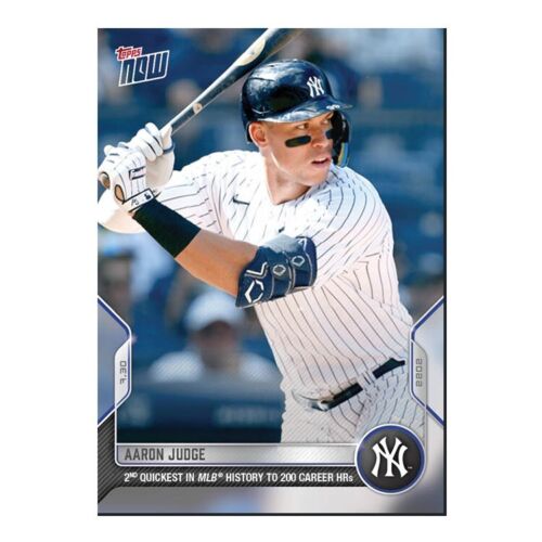 2022 Topps Now #616 Aaron Judge Yankees (PR-1,800)