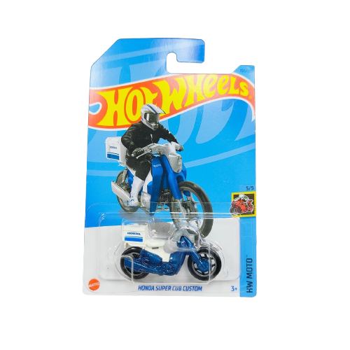 Hot Wheels Honda Super Cub Custom HW Moto 5/5, 160/250 (Blue)