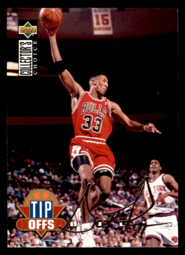 1994-95 Collector's Choice Scottie Pippen Silver Signatures TO #169 Bulls