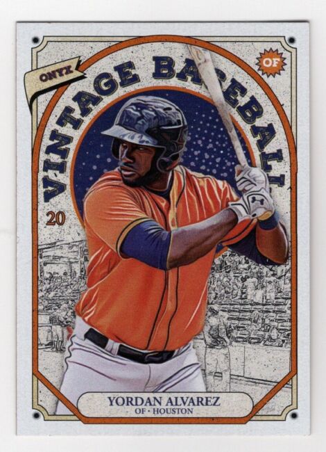 2023 Onyx Vintage #OVYA Yordan Alvarez - Houston Astros
