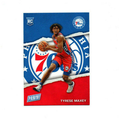 2021 Panini Father's Day Tyrese Maxey #RC10 Philadelphia 76ers