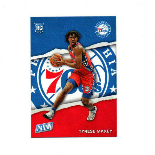 2021 Panini Father's Day Tyrese Maxey #RC10 Philadelphia 76ers