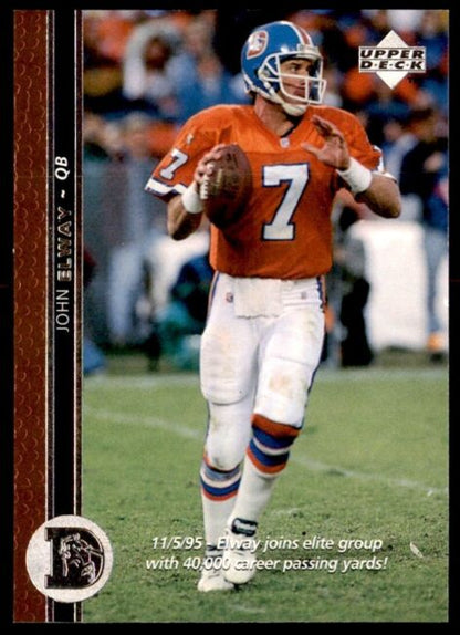 1996 Upper Deck John Elway #99 Broncos