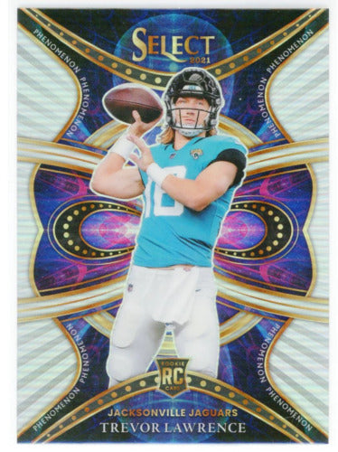 2021 Select Phenomenon Silver Prizm Trevor Lawrence Rc #PHE6 Jaguars