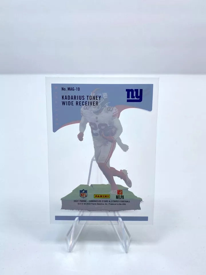 Kadarius Toney 2021 Panini Chronicles Clear Rookie #MAG-10 New York Giants