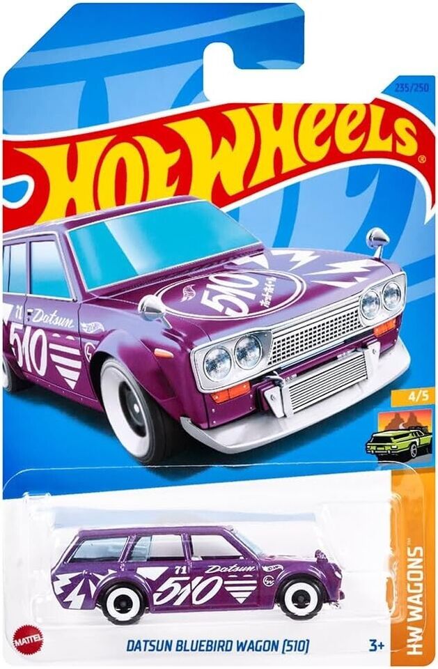 2023 Hot Wheels Datsun Bluebird Wagon (510) HW Wagons 4/5, 235/250