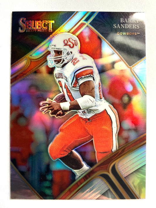 2023 Panini Select Draft Picks Silver Prizms #179 Barry Sanders