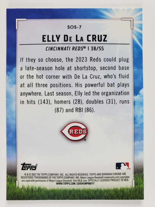2023 Bowman Sights on September #SOS-7 Elly De La Cruz (RC)