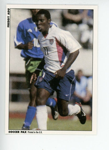 Cristiano Ronaldo, Freddy Adu 2004 UK Soccer Pax Rookie Card
