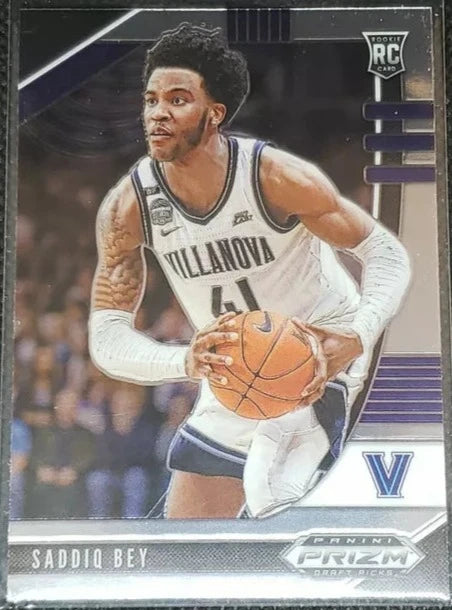 2020 Panini Prizm Draft Picks Saddiq Bey RC #19 Villanova Wildcats