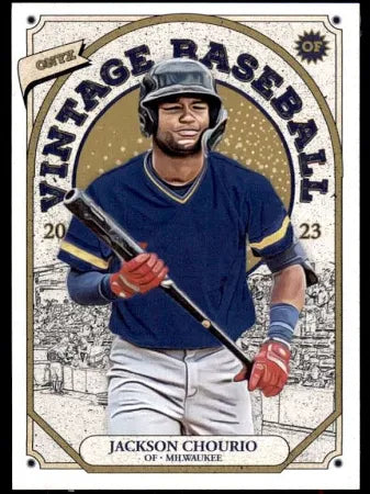 2023 Onyx Vintage #VAJC Jackson Chourio - Milwaukee Brewers