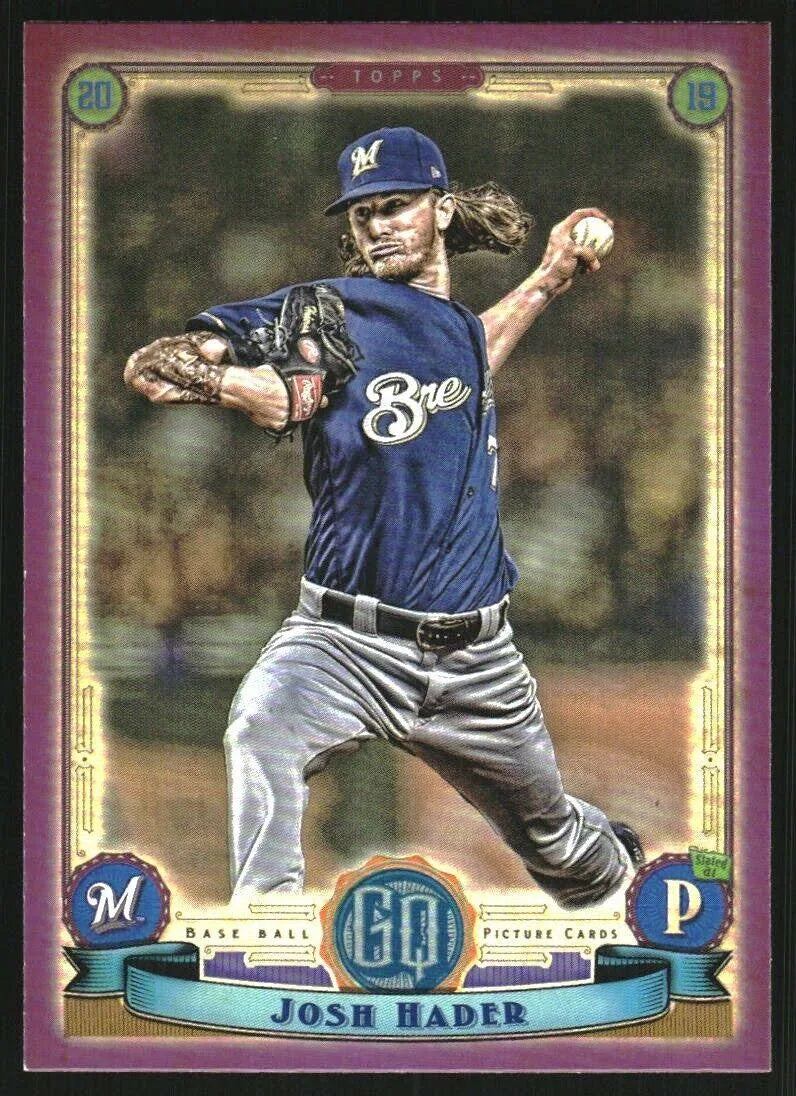 2019 Topps Gypsy Queen Purple Josh Hader #204 Milwaukee Brewers