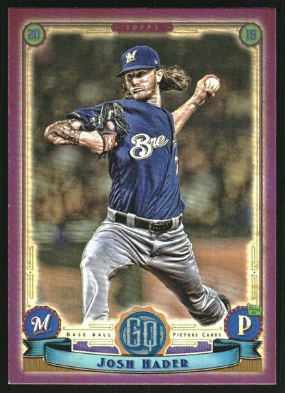 2019 Topps Gypsy Queen Purple Josh Hader #204 Milwaukee Brewers