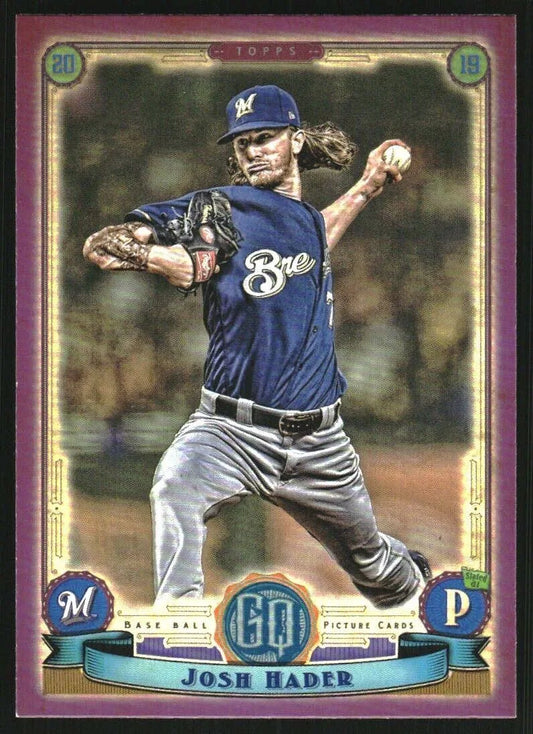 2019 Topps Gypsy Queen Purple Josh Hader #204 Milwaukee Brewers