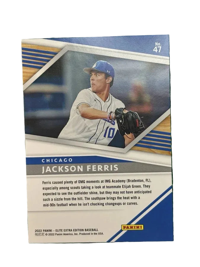 2022 Panini Elite Extra Edition Prime Numbers /999 Jackson Ferris