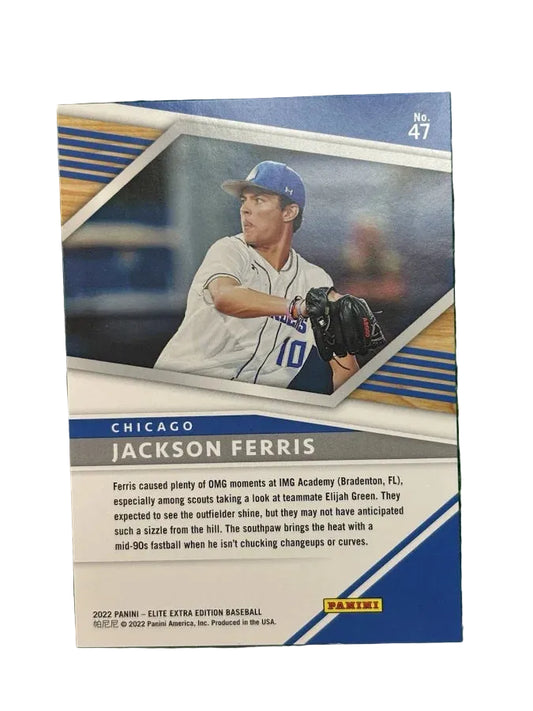 2022 Panini Elite Extra Edition Prime Numbers /999 Jackson Ferris