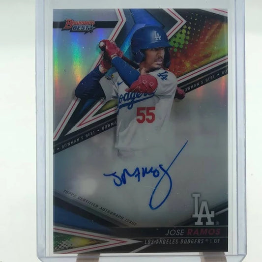 2022 Bowman's Best Auto Jose Ramos #B22-JRA Los Angeles Dodgers