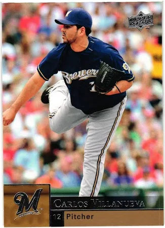 2009 Upper Deck Carlos Villanueva #731 Milwaukee Brewers
