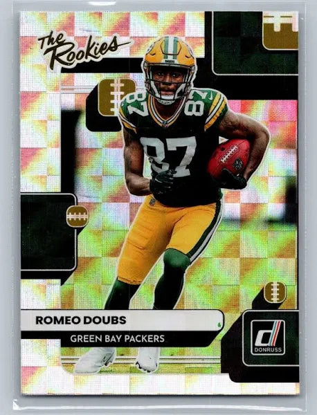 Romeo Doubs 2022 Panini Donruss Optic The Rookies RC #TR-33 Green Bay Packers
