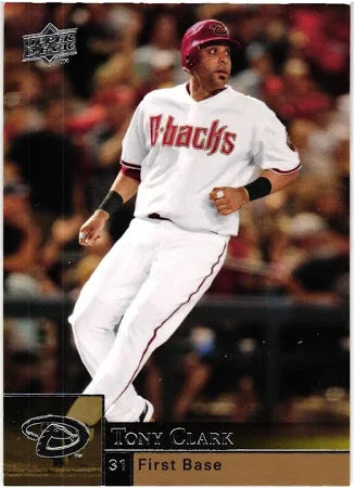 2009 Upper Deck Tony Clark #510 Arizona Diamondbacks