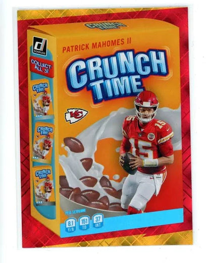 PATRICK MAHOMES CRUNCH TIME - 2022 Panini Donruss - Crunch Time #CT-2