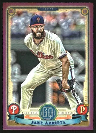 2019 Topps Gypsy Queen Purple Jake Arrieta #31 Philadelphia Phillies