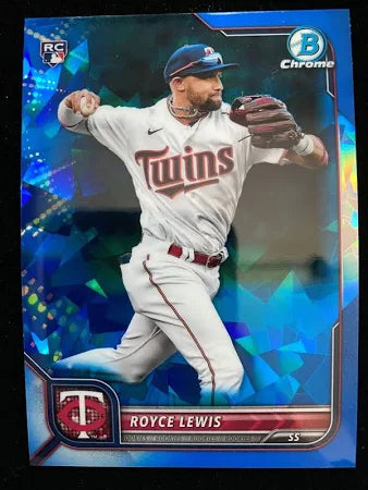 2022 Bowman Chrome Saphire Royce Lewis RC #92 Minnesota Twins