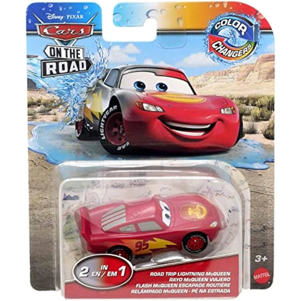 Disney Cars Pixar On The Road Color Changers Road Trip Lightning McQueen