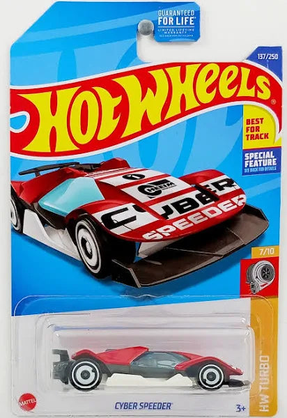 Hot Wheels Cyber Speeder HW Turbo 7/10 137/250 - Assorted
