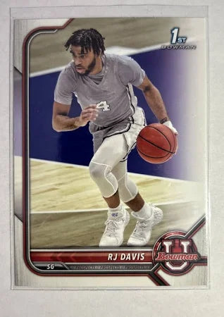 2022 Bowman University RJ Davis 1st Bowman #84